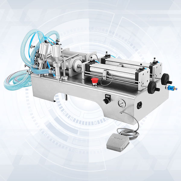DOUBLE HEAD LIQUID FILLING MACHINE